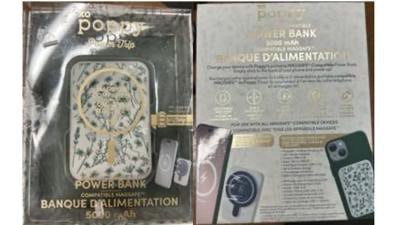 Более 30 тысяч внешних аккумуляторов, проданных в Winners и Marshalls, отозваны по всей Канаде из-за риска возгорания