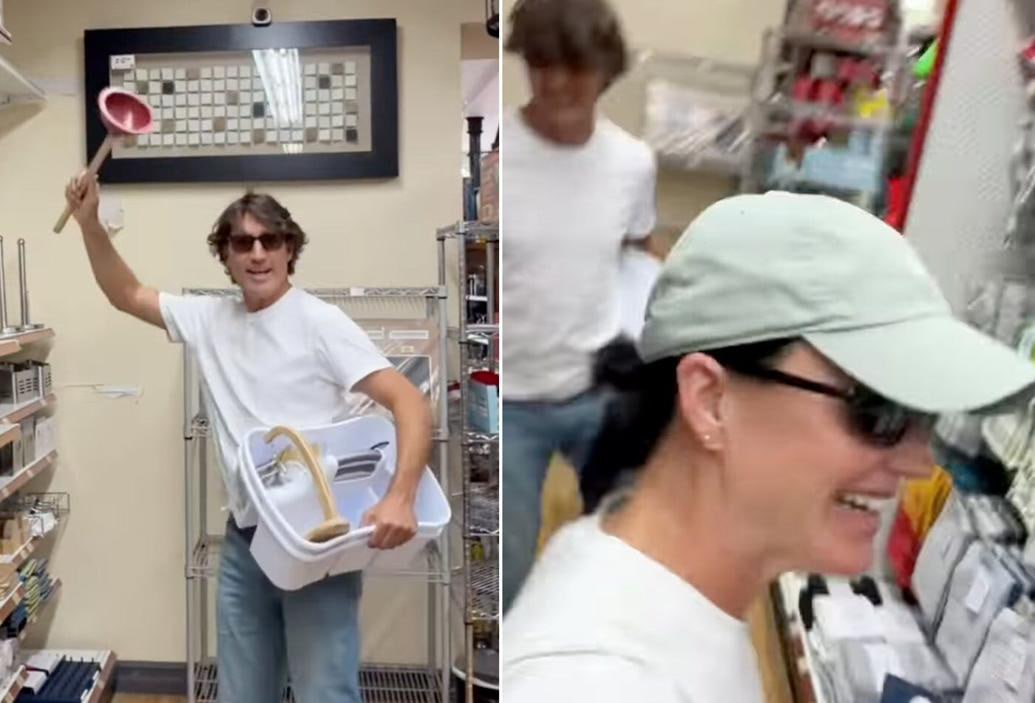 Джастин Трюдо и Кэти Перри танцуют в магазине Home Hardware в Монреале под песню Ксава Трюдо